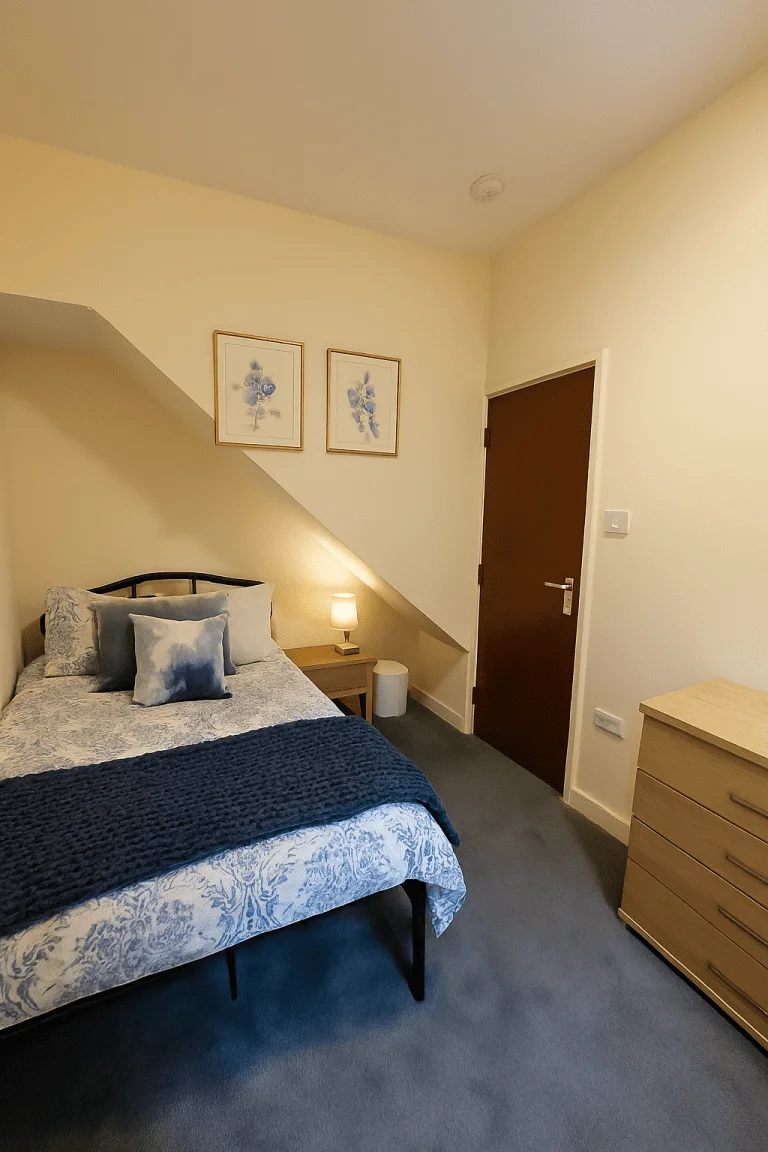Bedroom two in the nine bedroom student house on Gregson Road, Lancaster