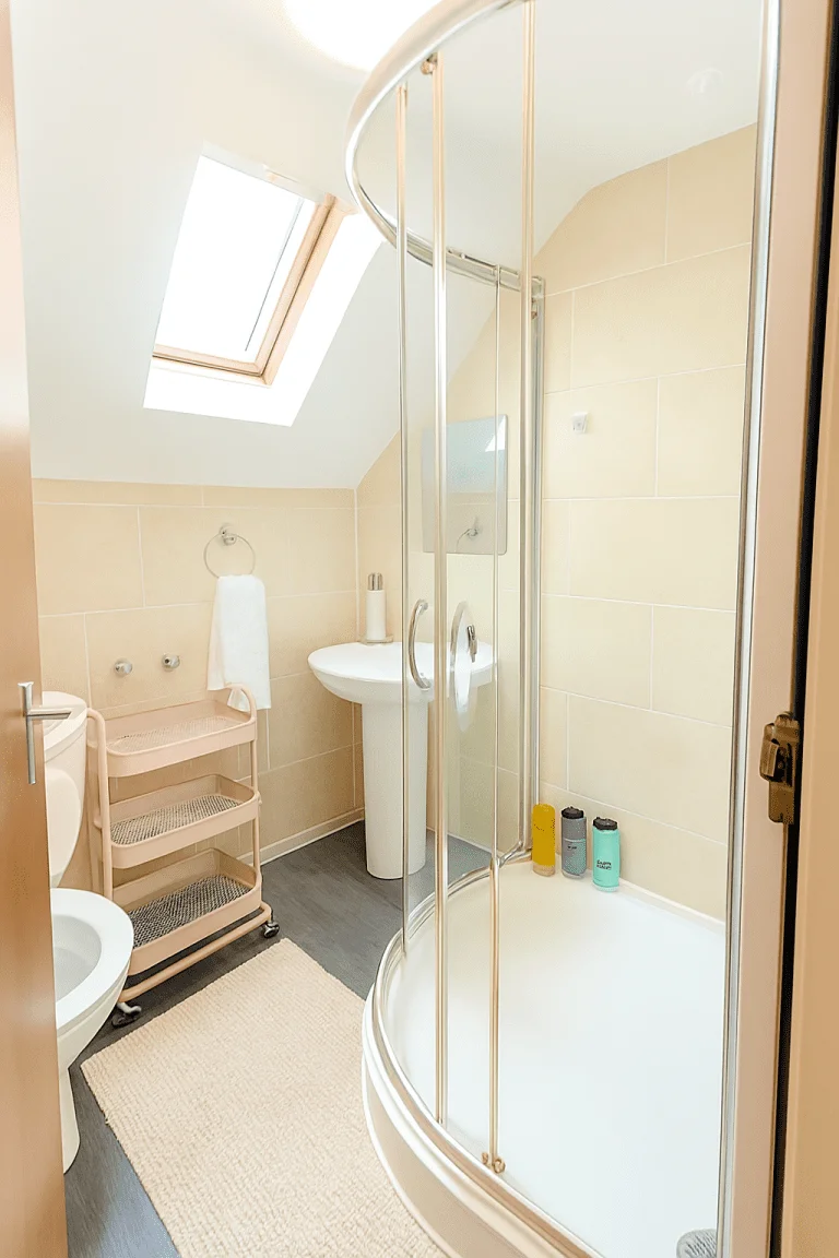 Bathroom three in the nine bedroom student house on Gregson Road, Lancaster