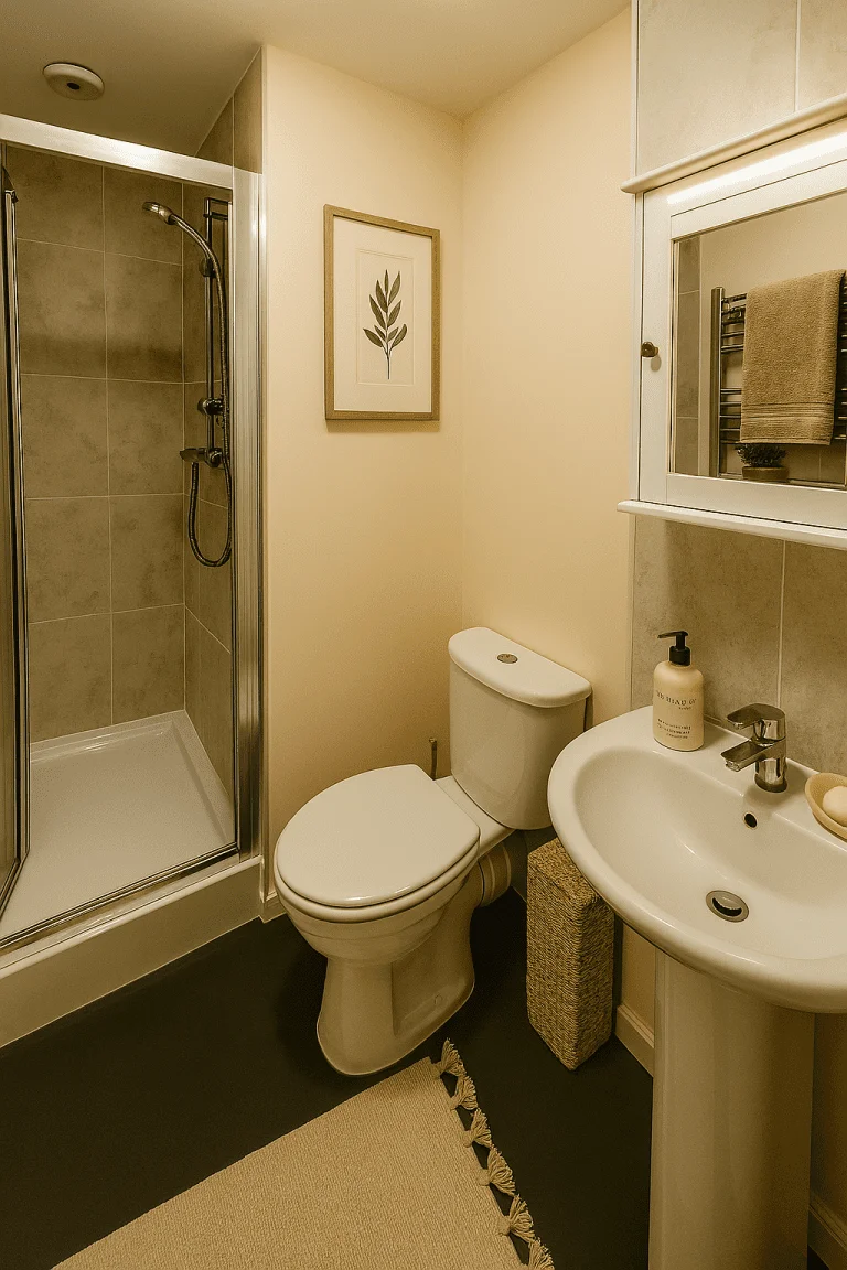 Bathroom in the five bed student house on North Road, Lancaster