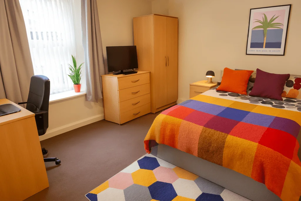 Bedroom three in the five bed student house on North Road, Lancaster