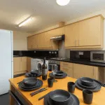 Spacious shared kitchen in student house Lancaster with modern appliances