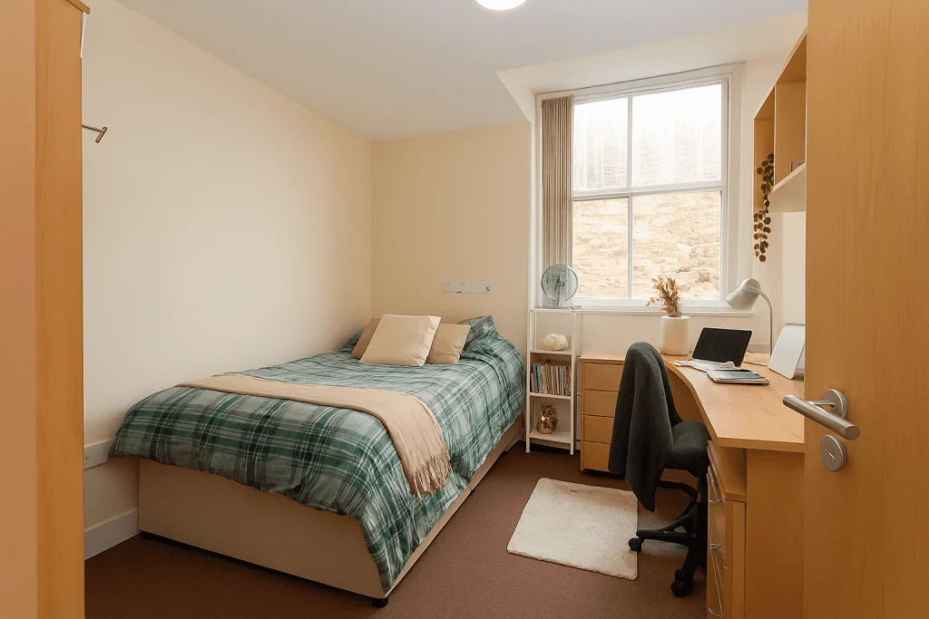 Bedroom four in Bayt six bed student house on Queen Street, Lancaster