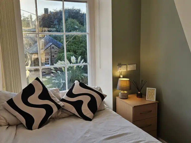 Student bedroom in Bayt accommodation on Queen Street, Lancaster