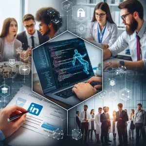 Key strategies for Lancaster students to prepare for the future job market: digital skills, networking, soft skills, experience, and online presence.